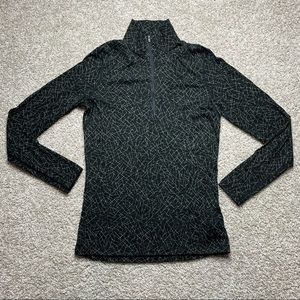 Icebreaker Women’s Merino 200 Long Sleeve - Black Pattern L